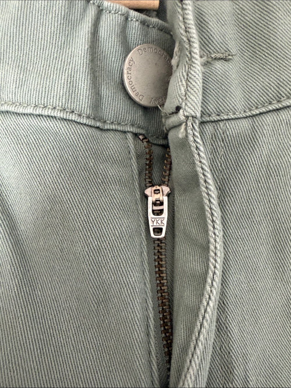 Sonoma Sage Green Women's Jeans Democracy Size 14W - Picture 3 of 5
